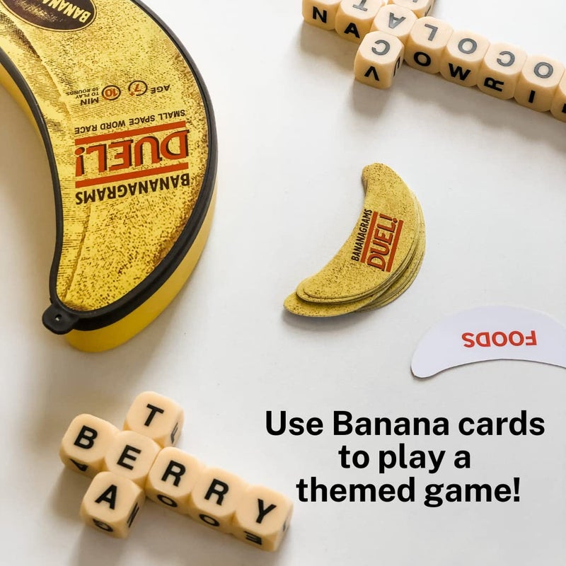 Bananagrams Duel: Ultimate 2 Player Travel Game | Small Space Word Race - Image 4